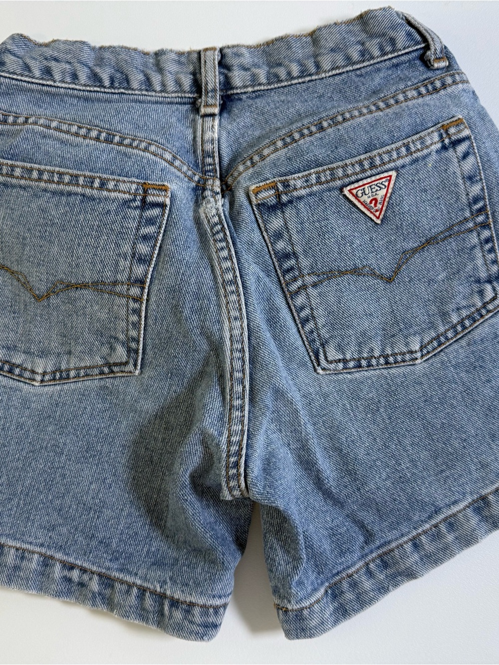 Vintage GUESS High Waisted Denim Shorts Size 24
